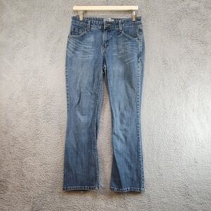 Levi's Signature Jeans Misses 10 Short (Fits 28x29) Blue Bootcut Low Rise Casual